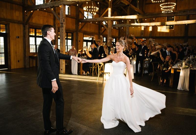 First look between bride and groom — New England wedding photographer